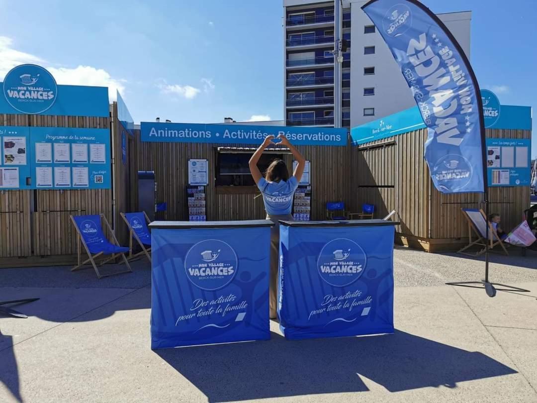 L'Alteia - L'Appartement Les Pieds Dans L'Eau Avec Place De Parking Prive Et Acces Direct A La Plage Berck Zewnętrze zdjęcie